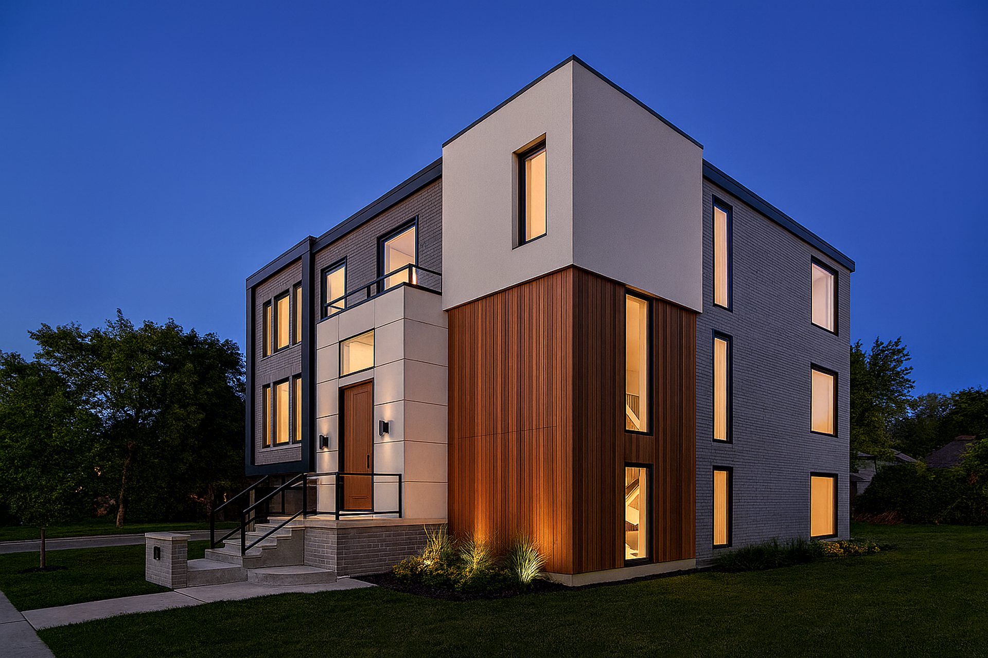 Modern residence designed by INTEQUA DESIGNS