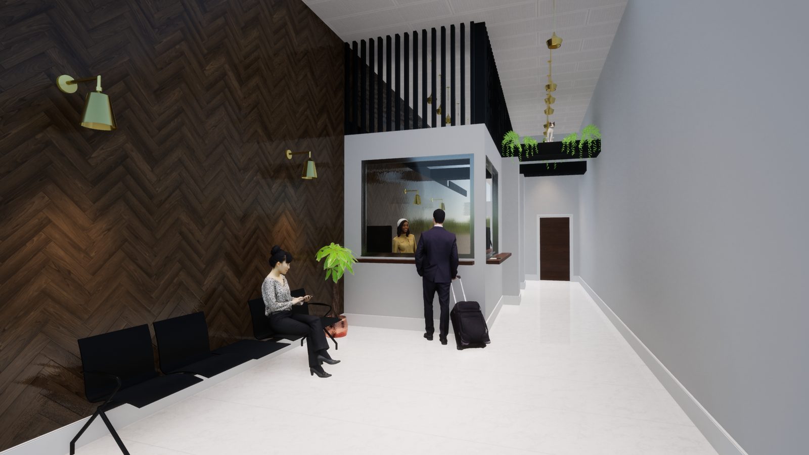 Yonge Street currency exchange interior